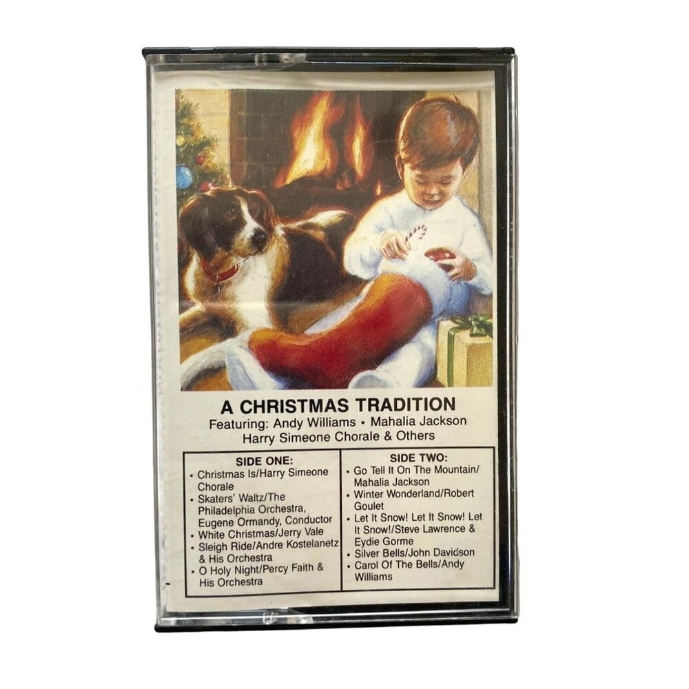A Christmas Tradition Audio Music Cassette 1988 Andy Williams Mahalia Jackson u